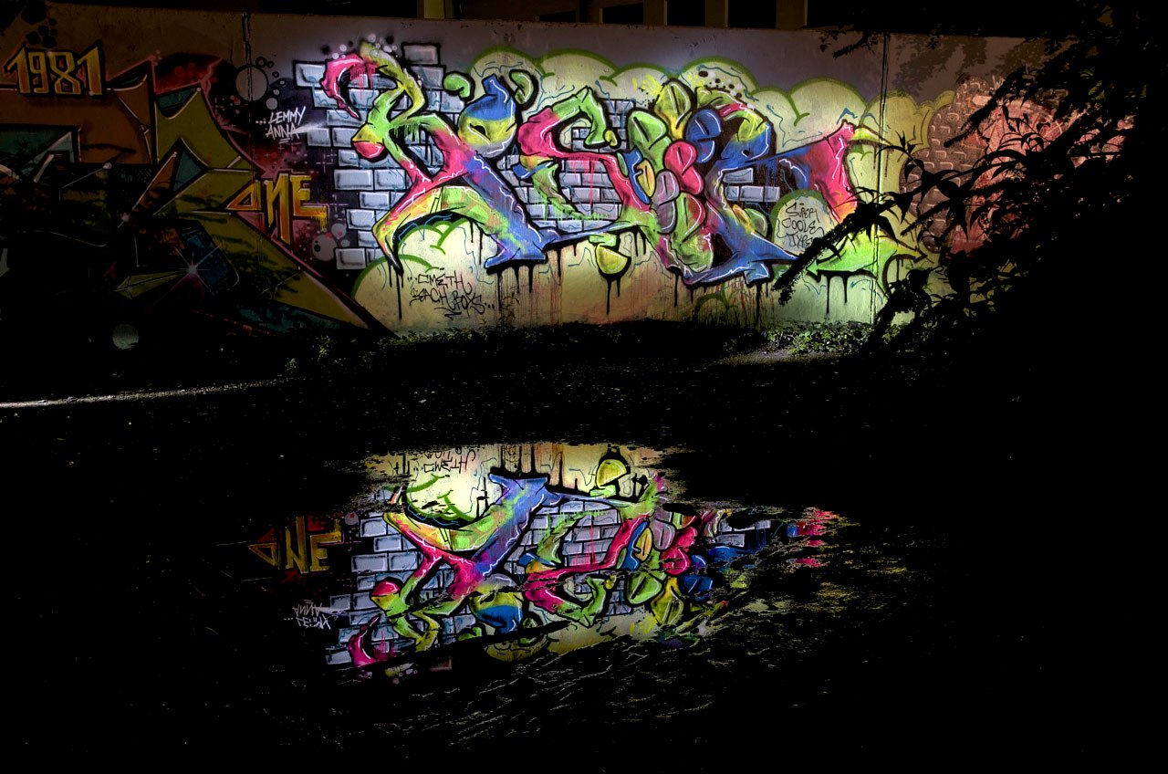 Graffiti Wall in Köln - Photo by Jupiter - Sifoe, DoubleVision, VeintiDos (2014)