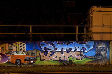 Graffiti Wall in Monheim am Rhein - Photo by Jupiter - Biot, ZDW, Rats (2014)