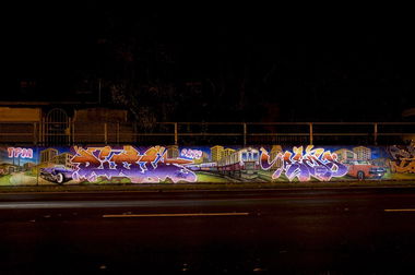 Graffiti Wall in Monheim am Rhein - Photo by Jupiter - Rats, TPM, Remo (2014)