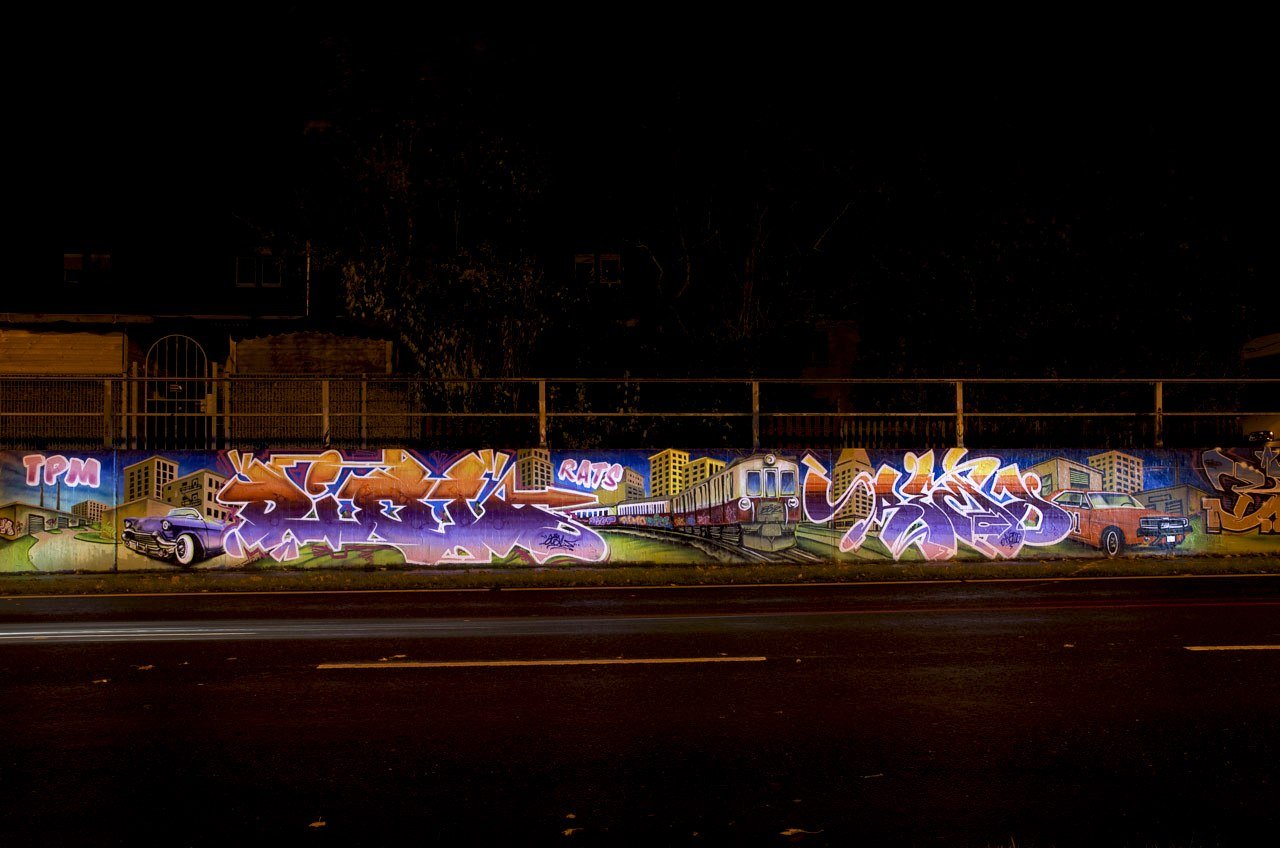 Graffiti Wall in Monheim am Rhein - Photo by Jupiter - Rats, TPM, Remo (2014)