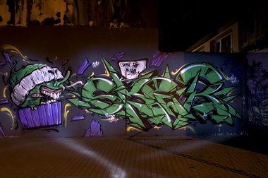 Graffiti Wall in Koblenz - Photo by Jupiter - Sker, Panik, FFCrew (2014)