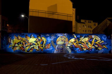 Graffiti Wall in Koblenz - Photo by Jupiter - Nask, Sker, Character (2014)