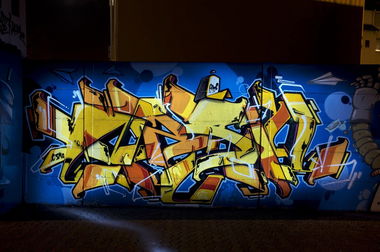 Graffiti Wall in Koblenz - Photo by Jupiter - Nask, AMC, BridgeWorks (2014)