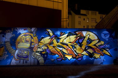 Graffiti Wall in Koblenz - Photo by Jupiter - Sker, FFCrew, FriendlyFire (2014)