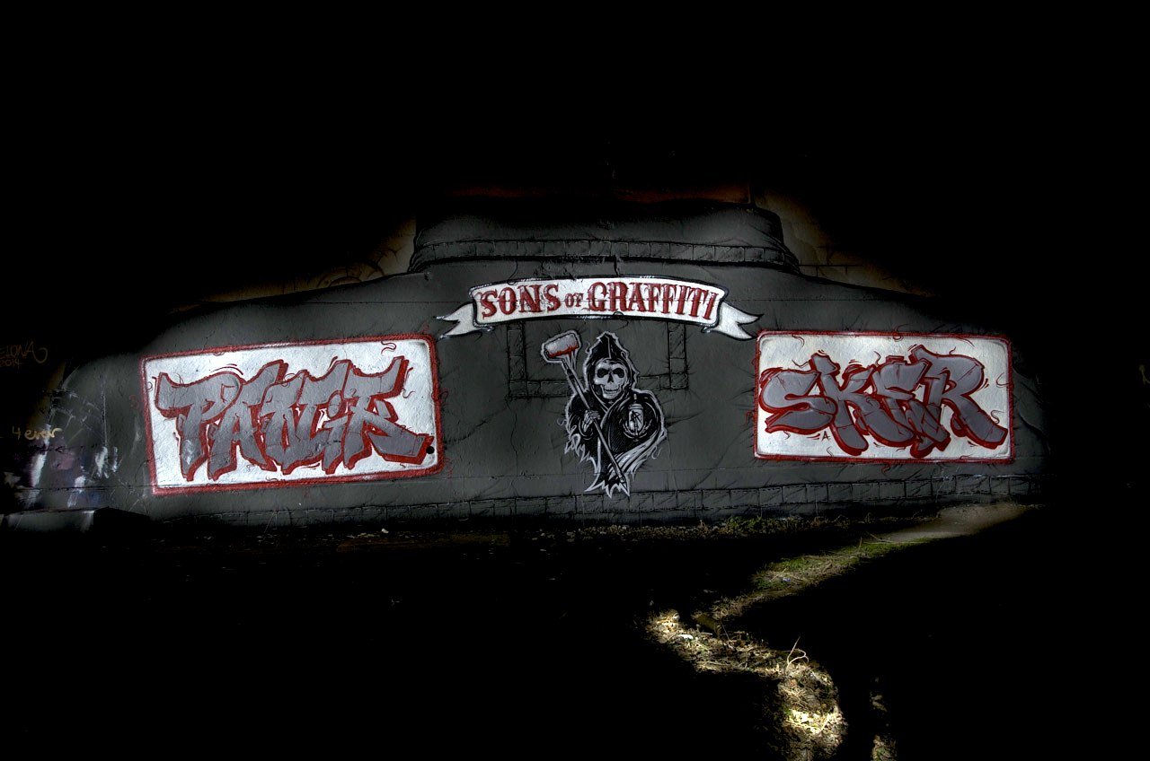 Graffiti Wall in Koblenz - Photo by Jupiter - Panik, Sker, Character (2014)