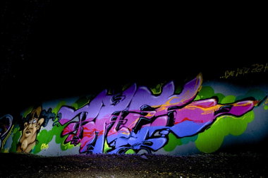 Graffiti Wall in Köln - Photo by Jupiter - Baes, HA, CF (2012)