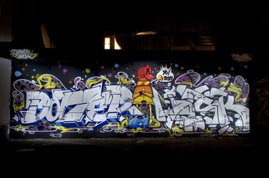 Graffiti Wall in Koblenz - Photo by Jupiter - Nask, AMC, Character (2014)