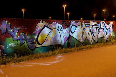 Graffiti Wall in Köln - Photo by Jupiter - Coconut, Alme, Signet (2014)