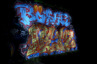 Graffiti Wall in Köln - Photo by Jupiter - Comi, Böser, Böse (2012)