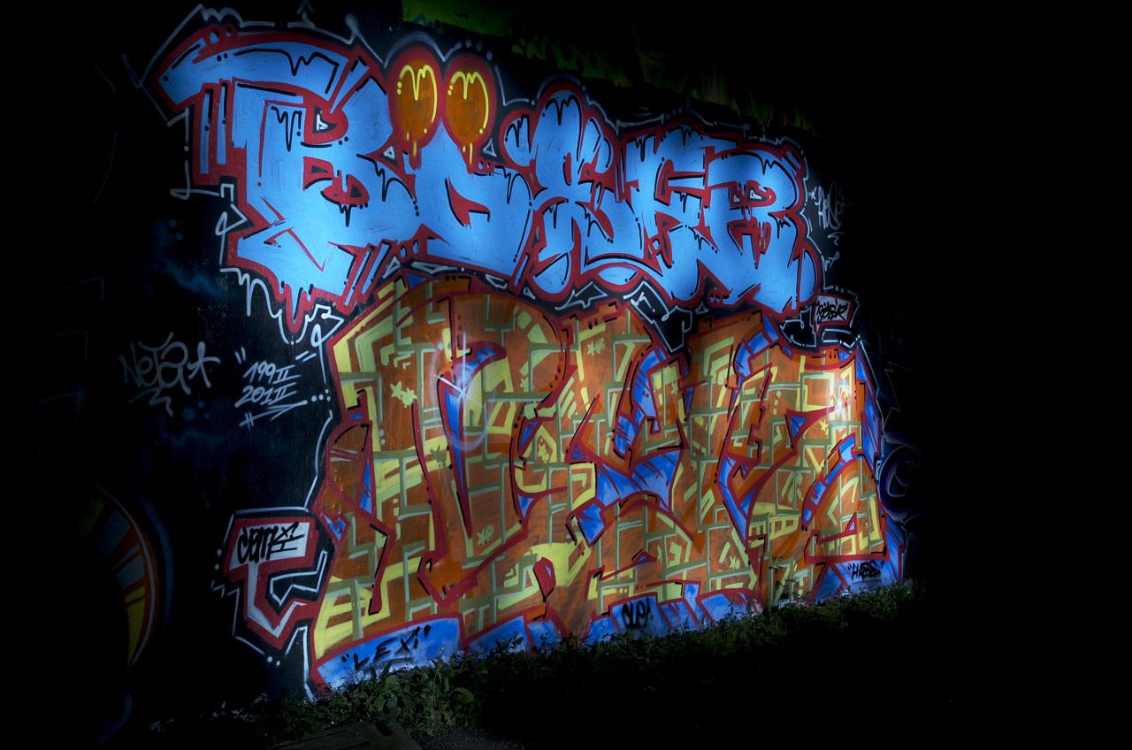 Graffiti Wall in Köln - Photo by Jupiter - Comi, Böser, Böse (2012)