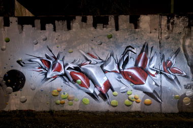 Graffiti Wall in Köln - Photo by Jupiter - Octagon, Cologne, Colonia (2014)