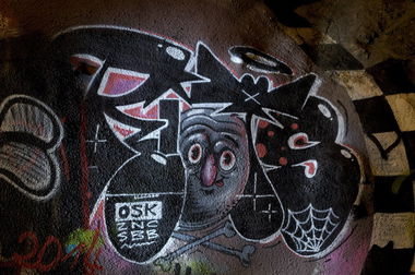 Graffiti Wall in Wuppertal - Photo by Jupiter - Riots, Character, JPTR (2014)