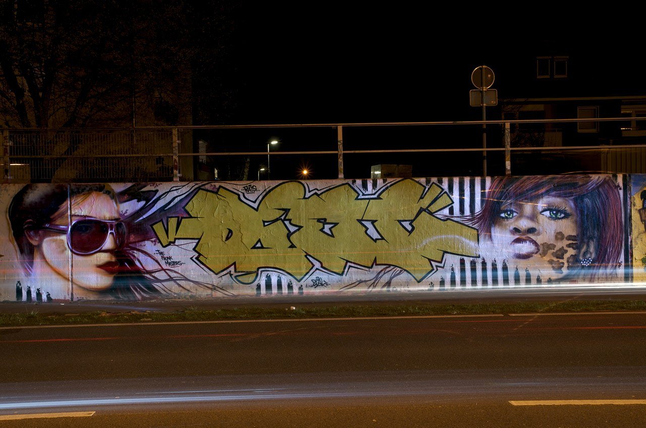 Graffiti Wall in Monheim am Rhein - Photo by Jupiter - Diel, Deal, Rats (2014)
