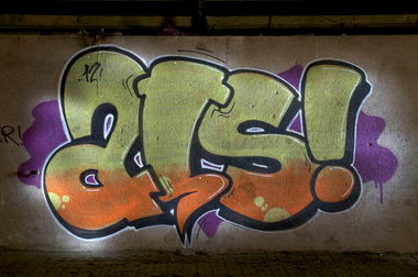 Graffiti Wall in Köln - Photo by Jupiter - ATS, BridgeWorks, Cologne (2014)