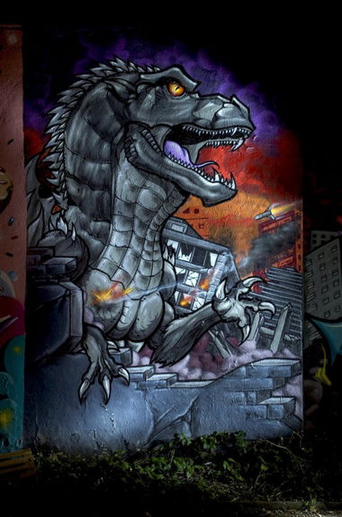 Graffiti Wall in Koblenz - Photo by Jupiter - AMC, Character, ConArea (2014)