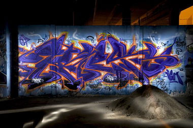 Graffiti Wall in Koblenz - Photo by Jupiter - Trek, BridgeWorks, ConArea (2014)