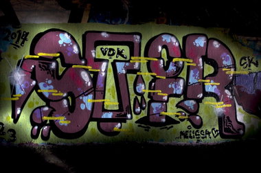 Graffiti Wall in Köln - Photo by Jupiter - Stir, ORF, Cologne (2014)