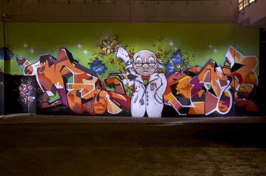 Graffiti Wall in Essen - Photo by Jupiter - DEfense, Dems, Demon