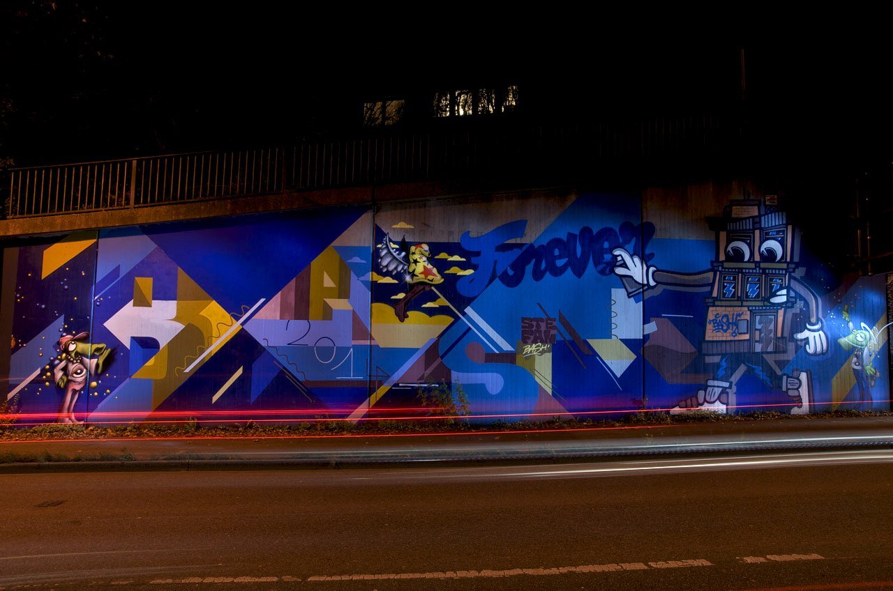 Graffiti Wall in Essen - Photo by Jupiter - TopNotch, Ole, von (2014)