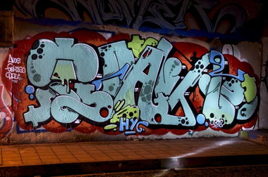 Graffiti Wall in Köln - Photo by Jupiter - Toakie, HYC, Toak (2014)