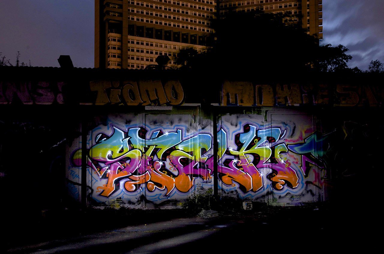 Graffiti Bombing in Köln - Photo by Jupiter - Stalk, TLH, Beyond-Justice (2012)