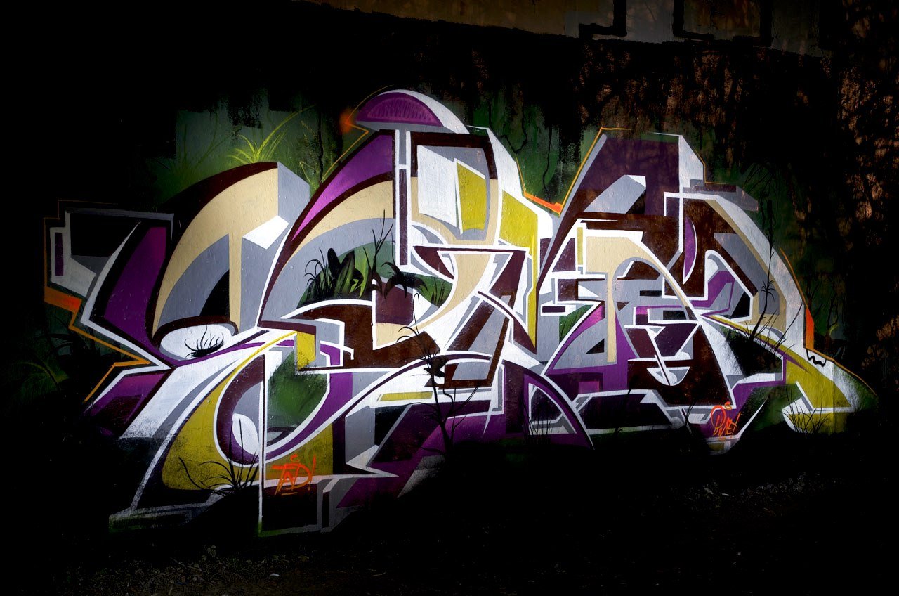 Graffiti Wall in Köln - Photo by Jupiter - Semor, TAD, DHS (2012)