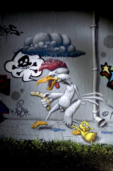 Graffiti Wall in Köln - Photo by Jupiter - Kasper, Bandits, Character (2012)