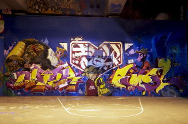 Graffiti Wall in Koblenz - Photo by Jupiter - Dater, Nilko, Rusl (2014)
