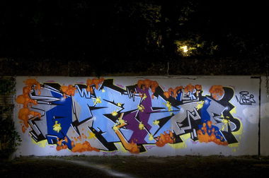 Graffiti Wall in Marl - Photo by Jupiter - Neri, JPTR, Marl (2014)