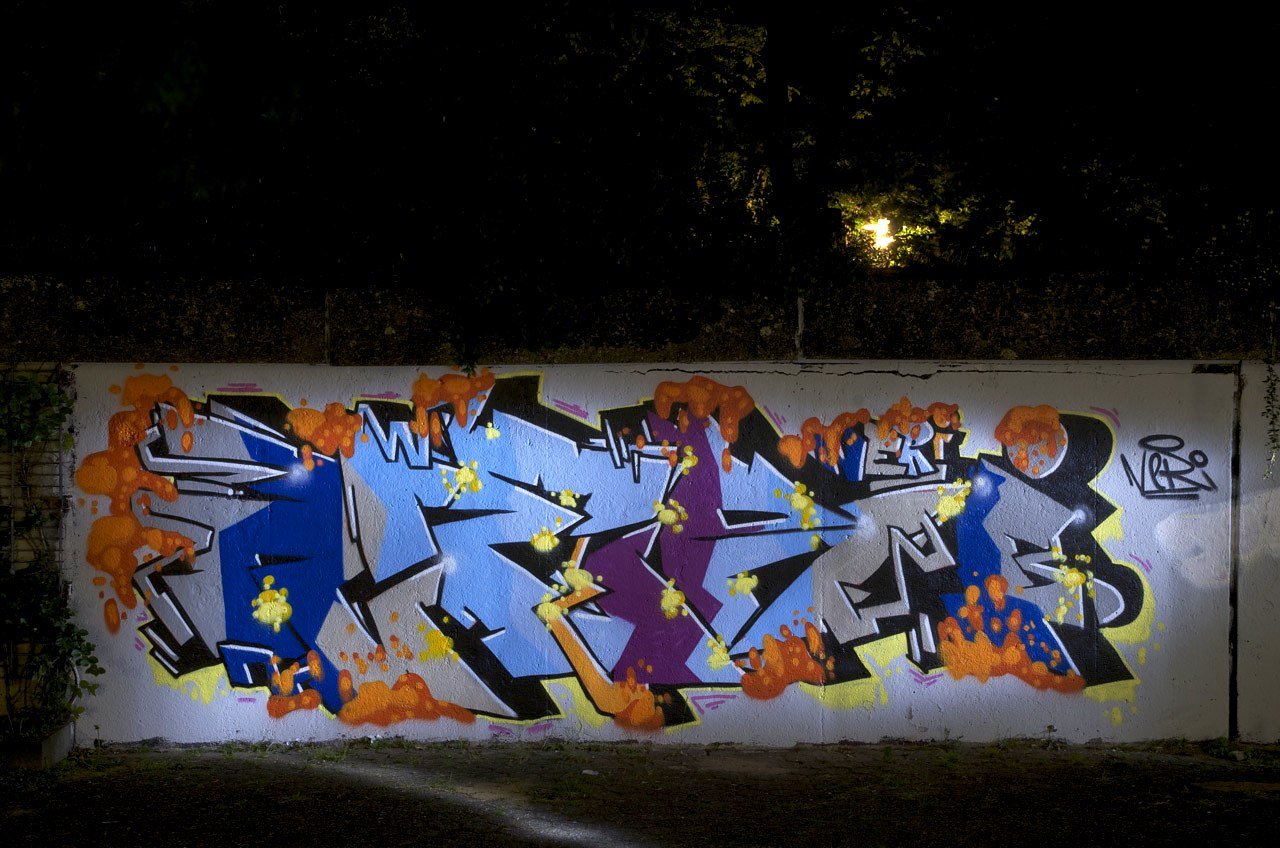 Graffiti Wall in Marl - Photo by Jupiter - Neri, JPTR, Marl (2014)
