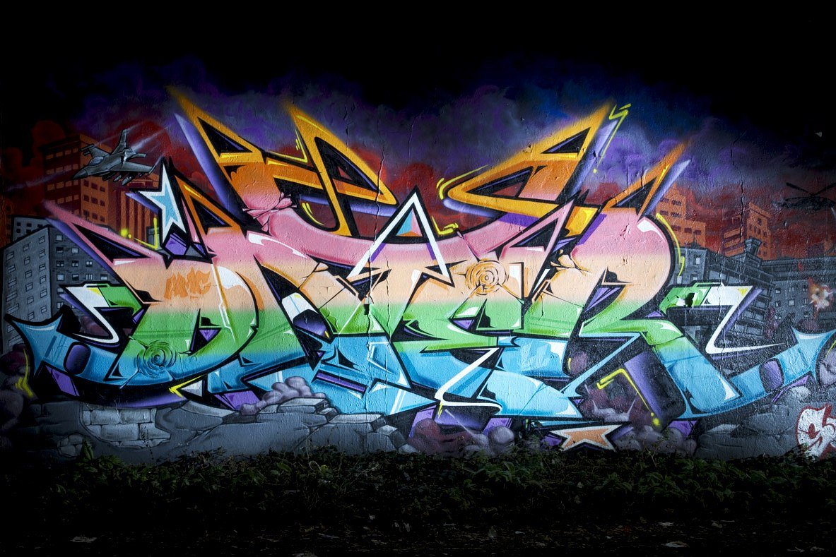 Graffiti Wall in Koblenz - Photo by Jupiter - AMC, ConArea, Confluentes (2014)