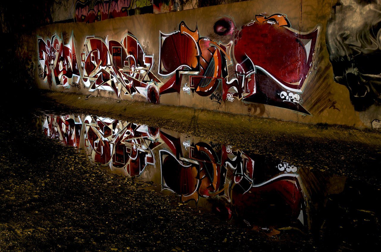Graffiti Wall in Köln - Photo by Jupiter - Tran, Semor, Pout (2014)