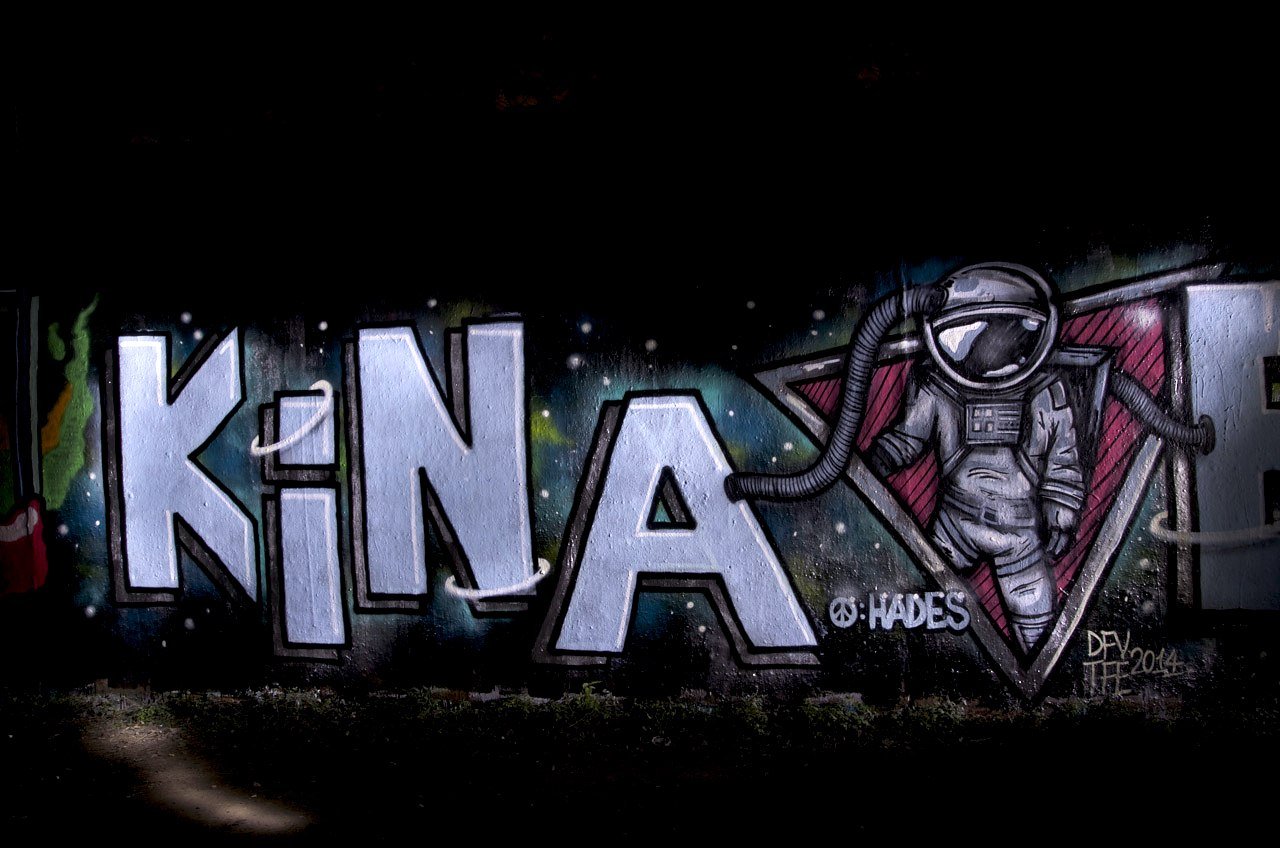 Graffiti Wall in Köln - Photo by Jupiter - Kina, Hades, Character (2014)