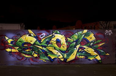 Graffiti Wall in Koblenz - Photo by Jupiter - Sker, ConArea, Confluentes (2015)