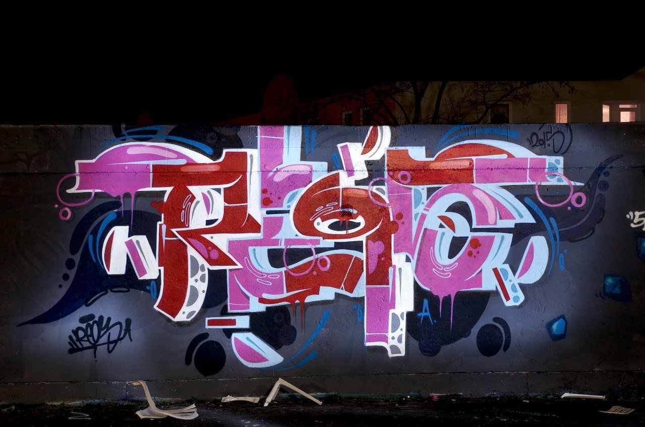 Graffiti Wall in Koblenz - Photo by Jupiter - Reos, ConArea, Confluentes (2015)