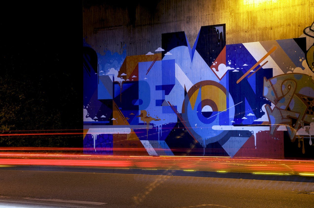 Graffiti Wall in Essen - Photo by Jupiter - Demon, LightVisions, ESArea (2014)