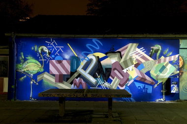 Graffiti Wall in Essen - Photo by Jupiter - TopNotch, Qumi, Character (2014)