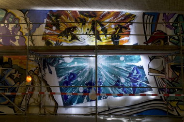 Graffiti Wall in Hennef (Sieg) - Photo by Jupiter - CPS, Crime, Pays (2014)