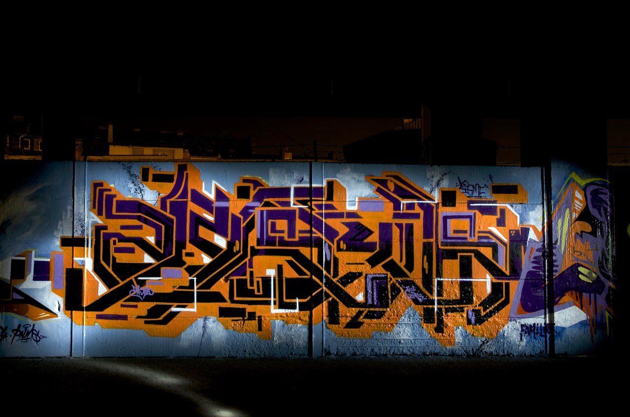 Graffiti Wall in Koblenz - Photo by Jupiter - DLeys, BridgeWorks, ConArea (2014)