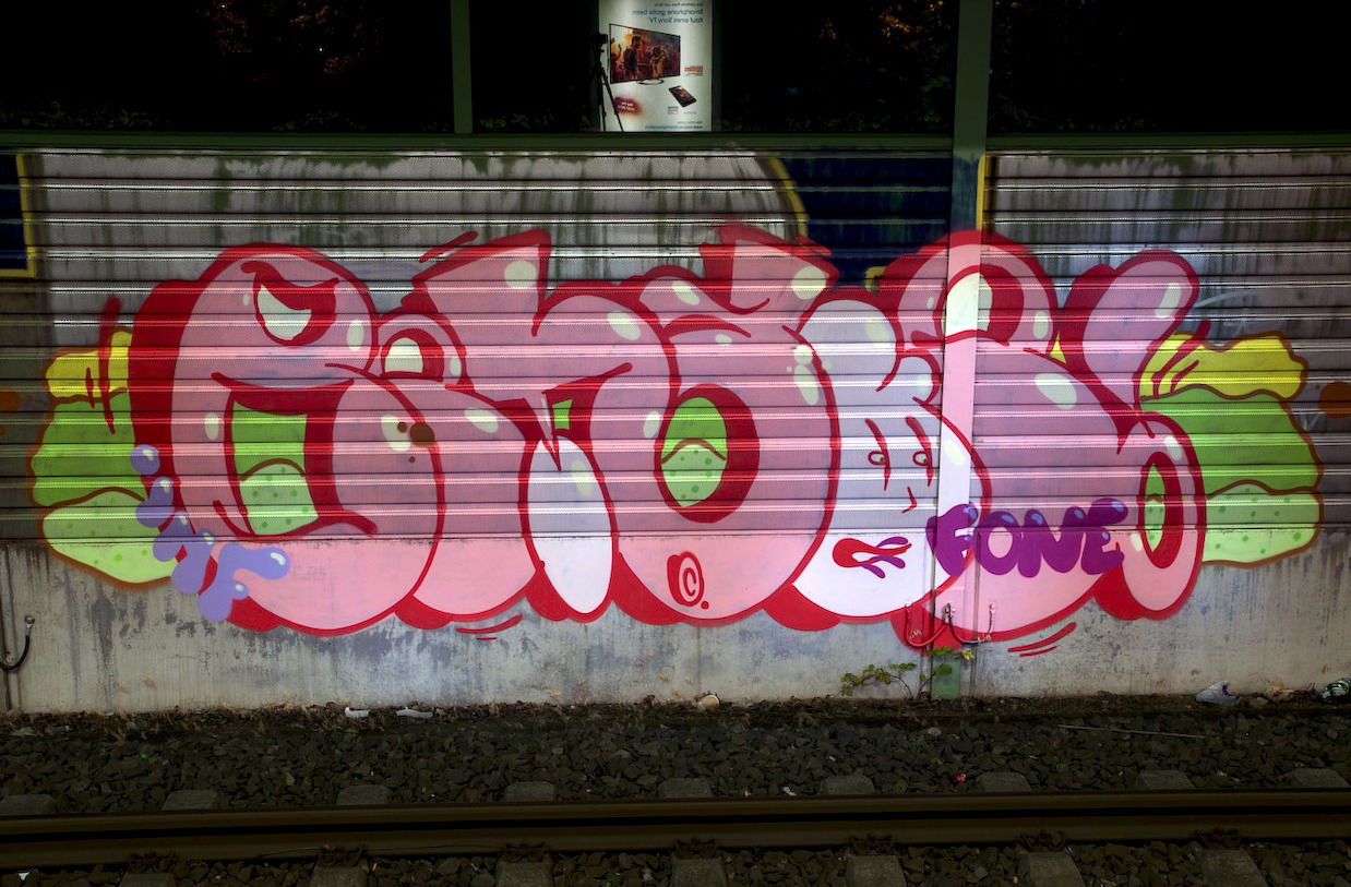 Graffiti Bombing in Köln - Photo by Jupiter - Behave, BHave, INF (2013)