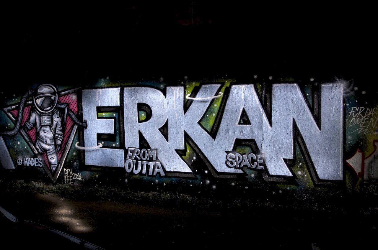Graffiti Wall in Köln - Photo by Jupiter - Erkan, Character, Cologne (2014)
