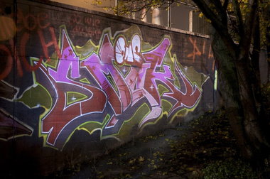 Graffiti Wall in Wiesbaden - Photo by Jupiter - Smak, Hall-of-Fame, HallWorks (2013)