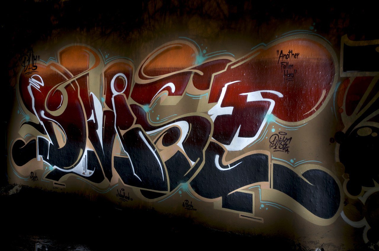 Graffiti Wall in Köln - Photo by Jupiter - DVice, DVise, Cologne (2014)