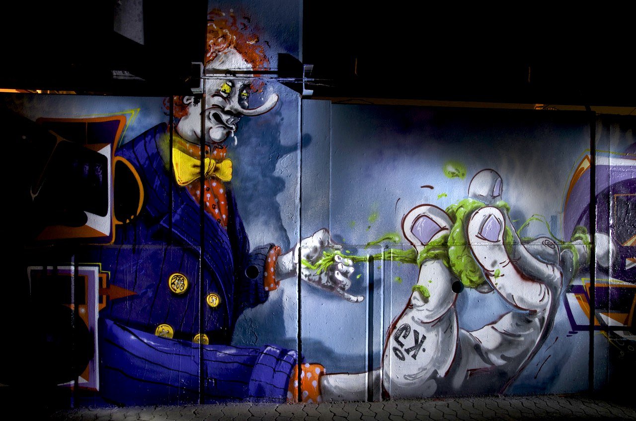 Graffiti Wall in Koblenz - Photo by Jupiter - KJ-263, Character, BridgeWorks (2014)