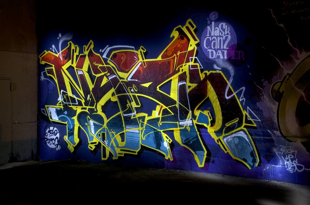 Graffiti Wall in Koblenz - Photo by Jupiter - Nask, AMC, BridgeWorks (2014)