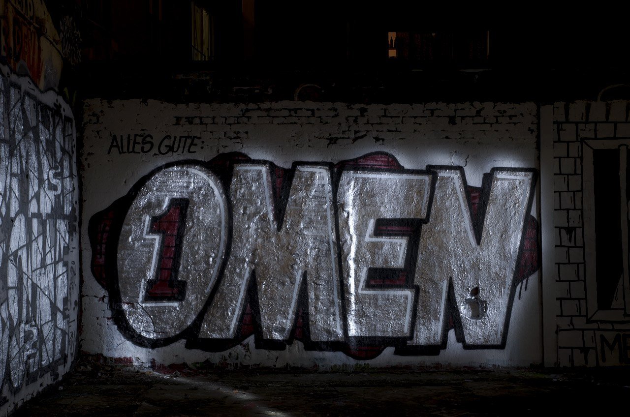 Graffiti Wall in Köln - Photo by Jupiter - Omen, DFV, Cologne (2014)