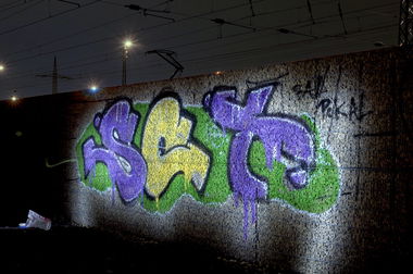 Graffiti Bombing in Köln - Photo by Jupiter - SCT, Cologne, Colonia (2013)