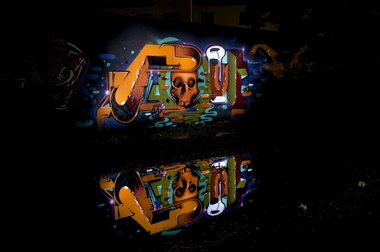 Graffiti Wall in Köln - Photo by Jupiter - Pout, Cops, DHS (2013)