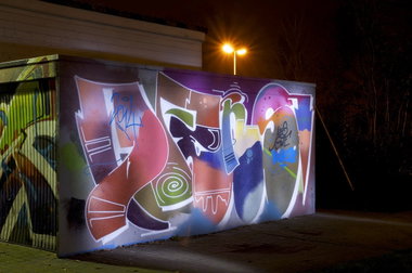 Graffiti Wall in Essen - Photo by Jupiter - DFense, TopNotch, ESArea (2014)