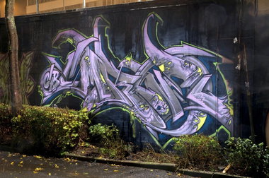 Graffiti Wall in Wiesbaden - Photo by Jupiter - C4B, Hall-of-Fame, HallWorks (2013)